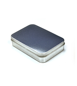 Plain tin box