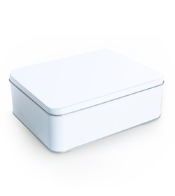 Plain tin box