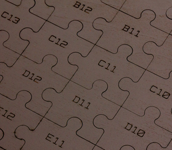 jigsaw puzzles with numbers on the back