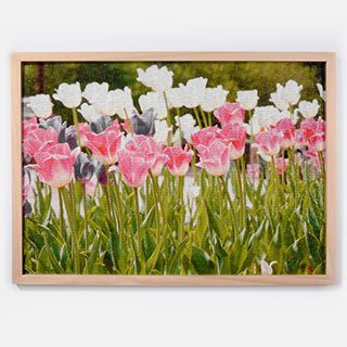 Brown Pine Wood Frame